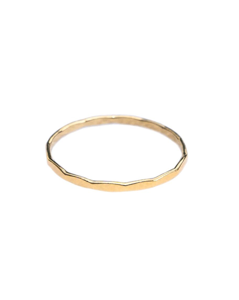 HAMMERED STACKING RING – DE.FINE Collection Jewelry