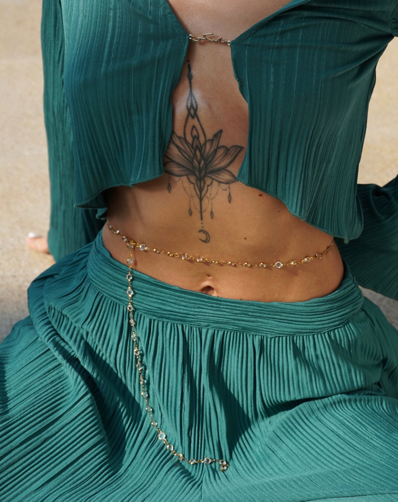Boho Crystal Belly Chain Body Jewel Resort Holiday Bling Big Wedding Chunky  Belt | eBay